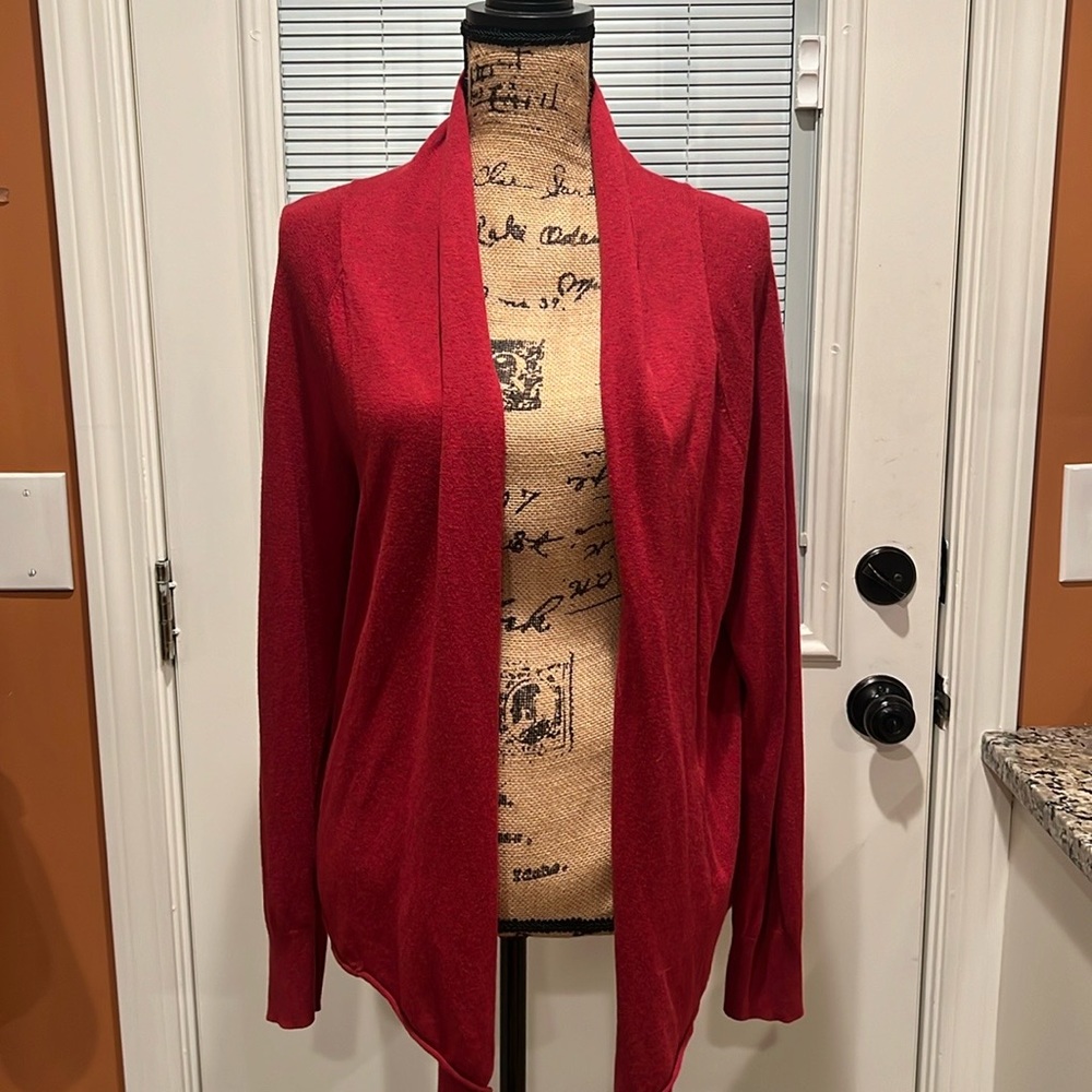 Loft maroon cardigan.